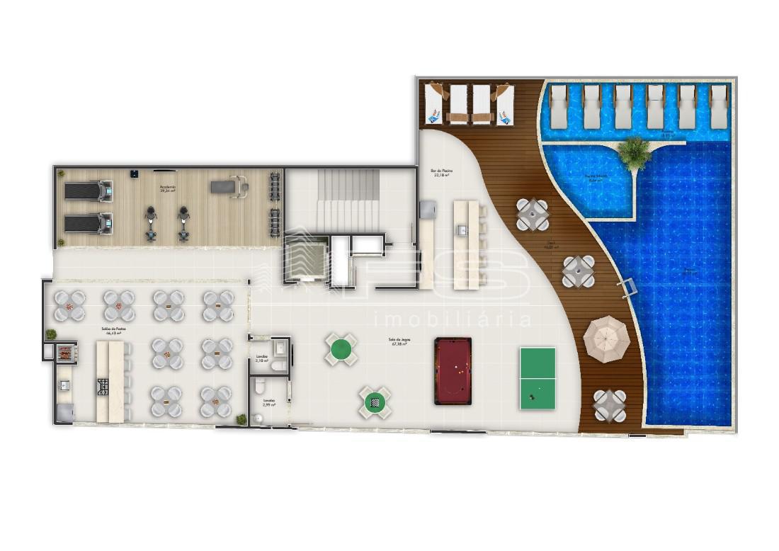 Apartamento com 3 Dormitórios à venda, 107 m² por R$ 1.468.692,00
