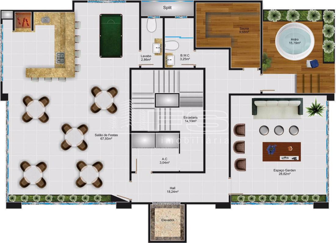 Apartamento com 3 Dormitórios à venda, 114 m² por R$ 1.200.000,00