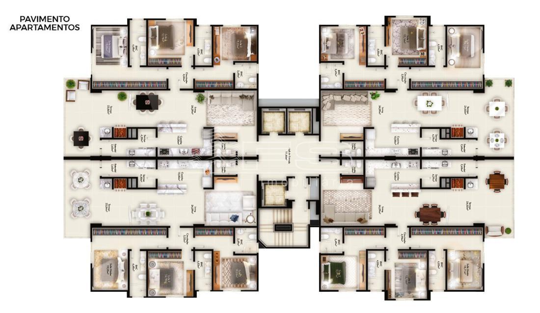 Apartamento com 3 Dormitórios à venda, 159 m² por R$ 2.011.135,00