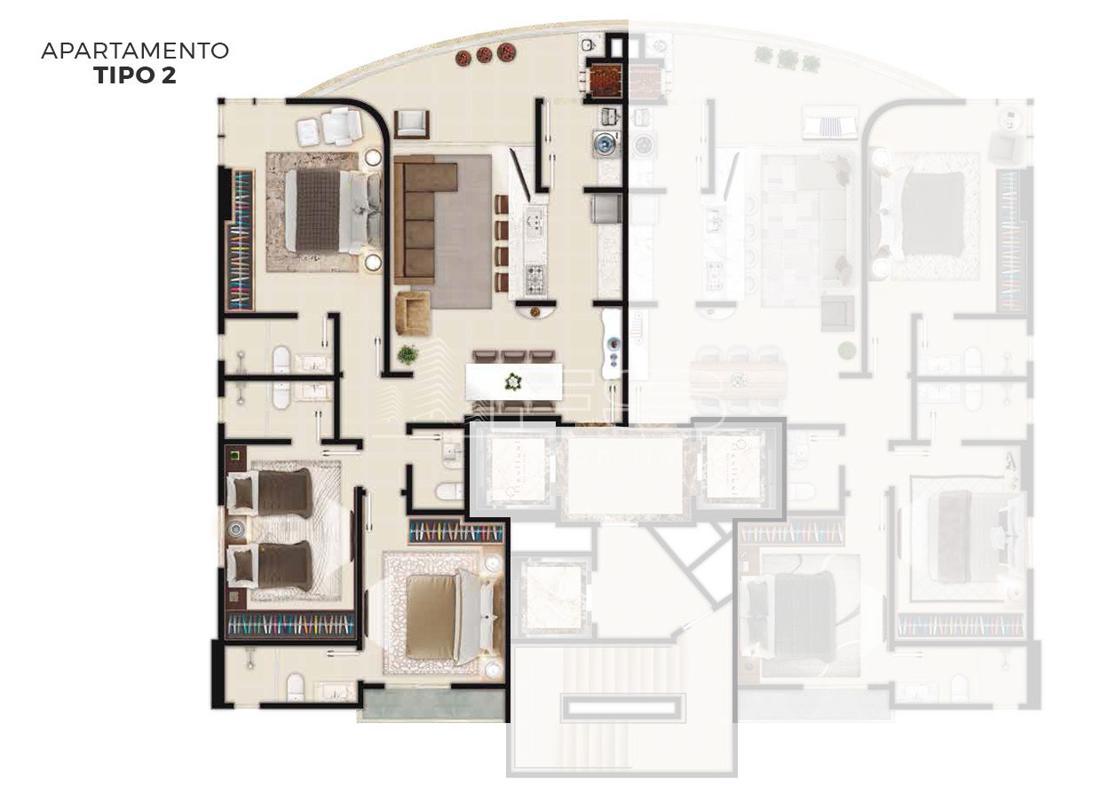 Apartamento com 3 Dormitórios à venda, 128 m² por R$ 1.890.000,00
