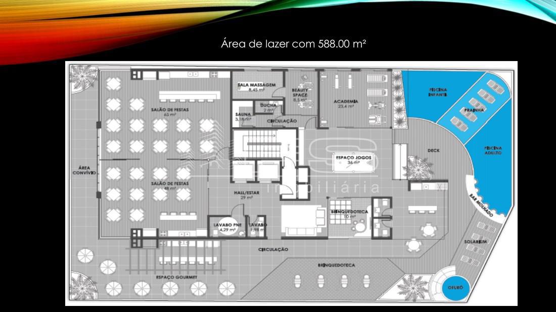 Apartamento com 3 Dormitórios à venda, 134 m² por R$ 2.010.500,00