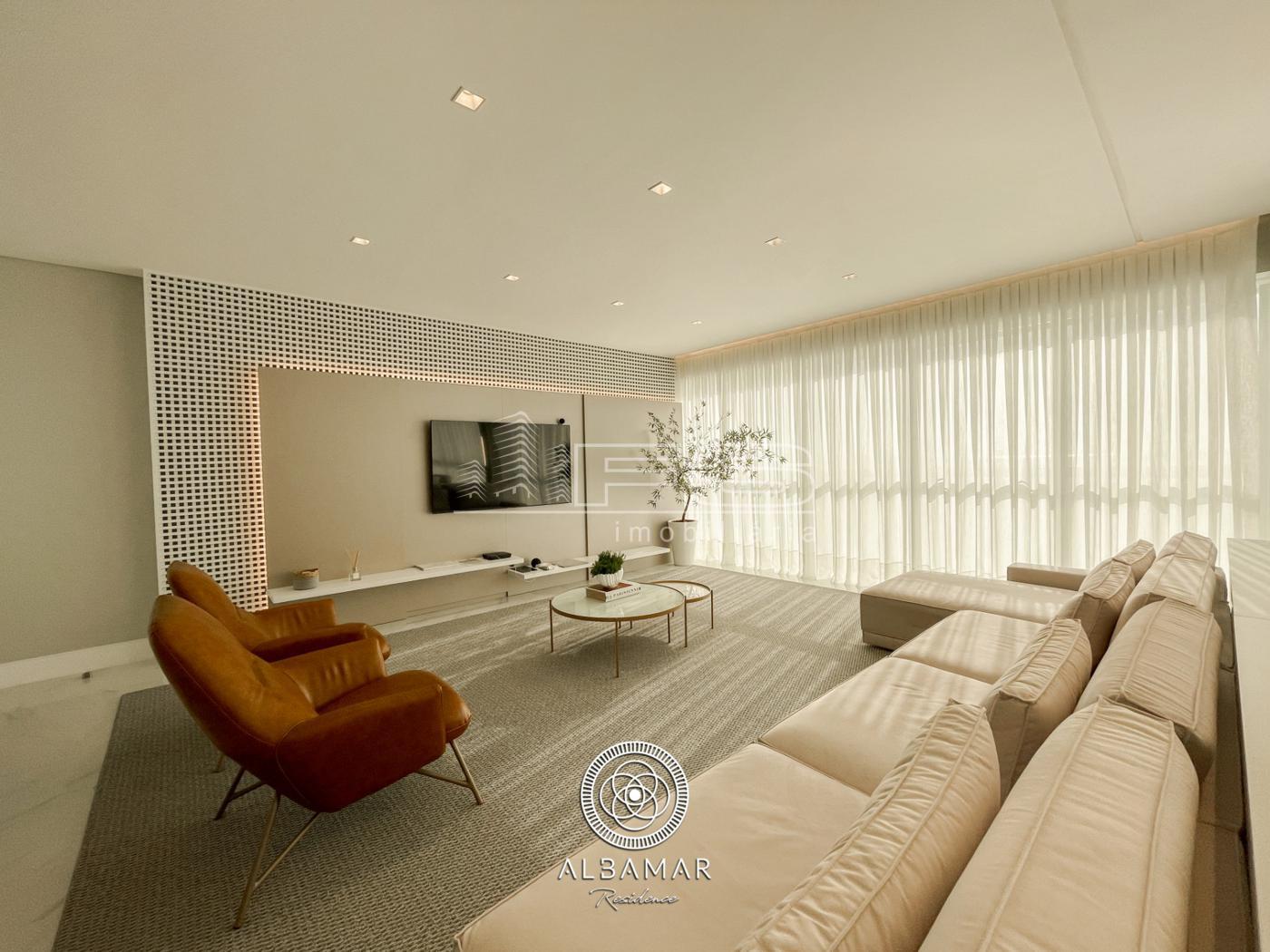 Residencial albamar, mobiliado, frente mar, Meia Praia, Itapema - SC