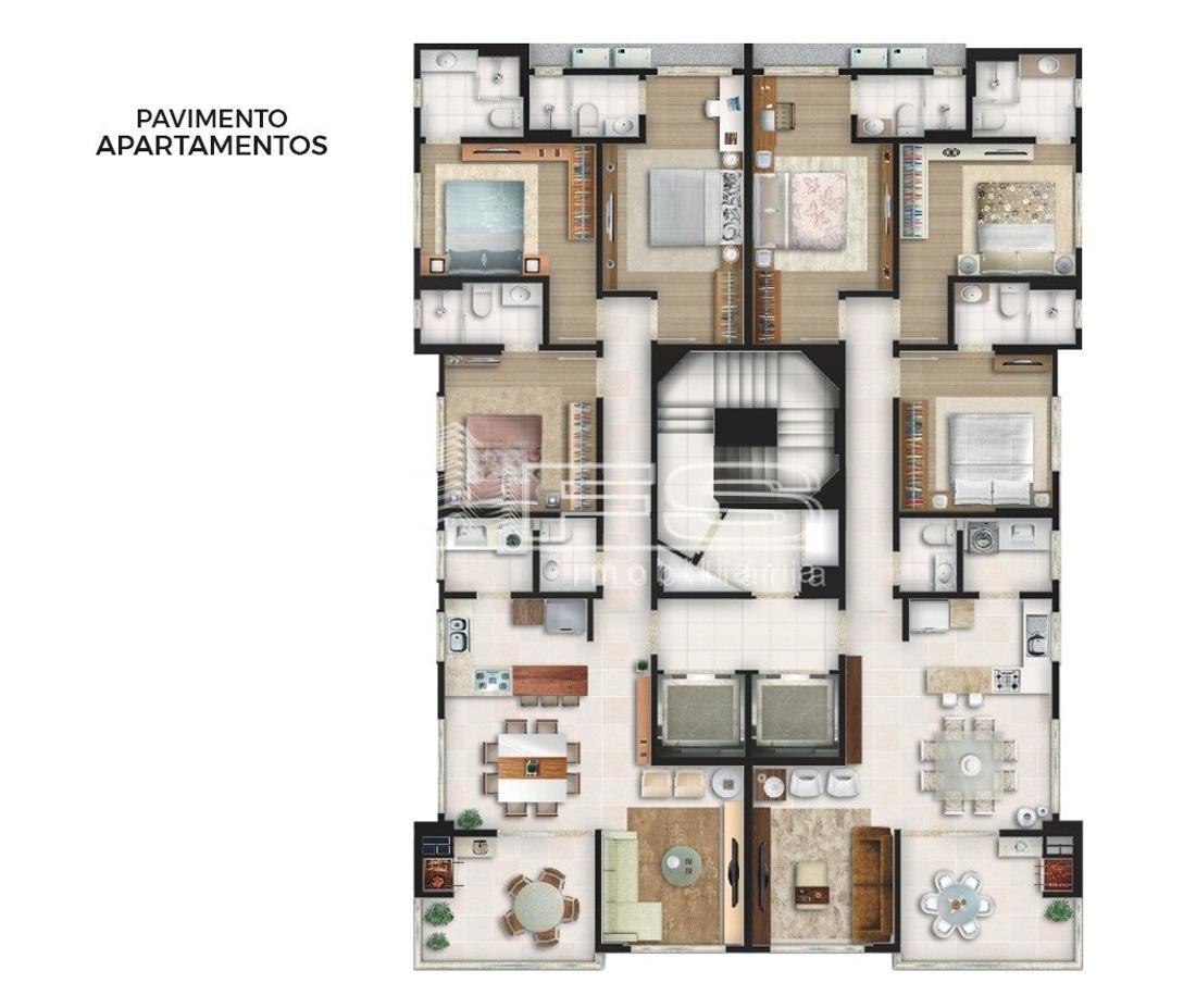 Apartamento com 3 Dormitórios à venda, 114 m² por R$ 1.259.000,00