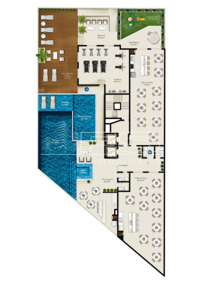 Apartamento com 2 Dormitórios à venda, 62 m² por R$ 680.794,00