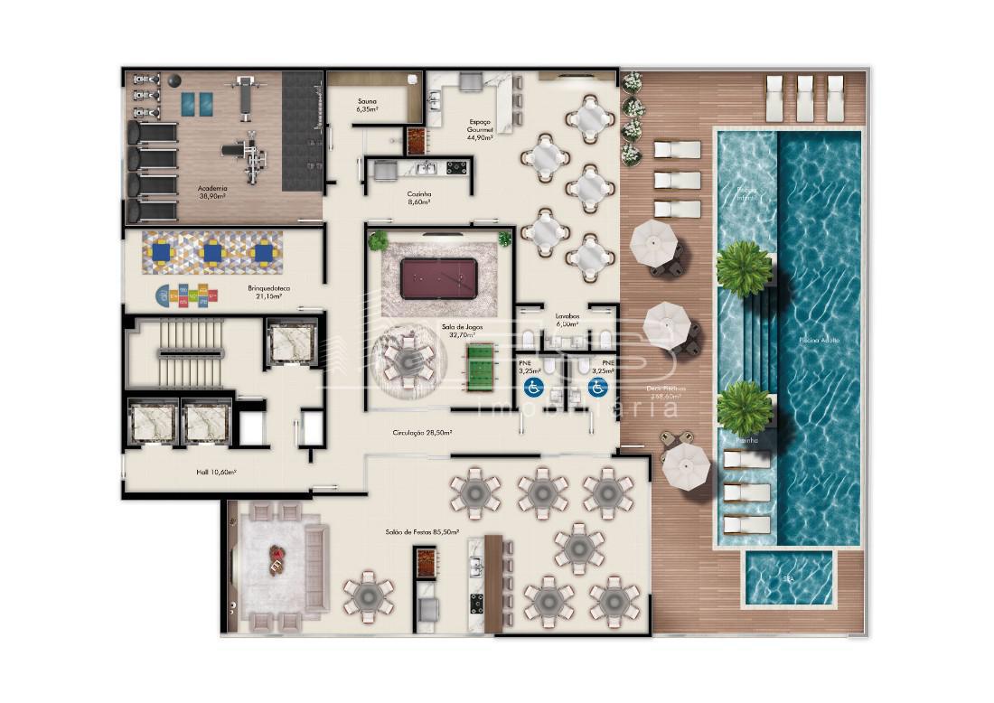 Apartamento com 3 Dormitórios à venda, 132 m² por R$ 1.500.000,00