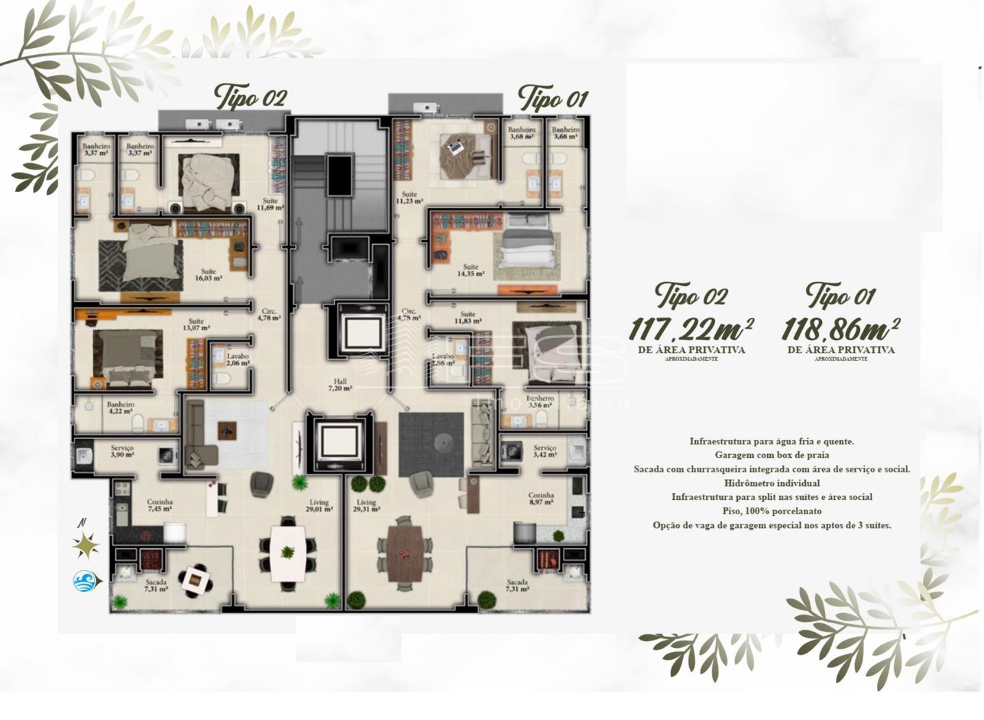 Apartamento com 4 Dormitórios à venda, 236 m² por R$ 2.030.000,00