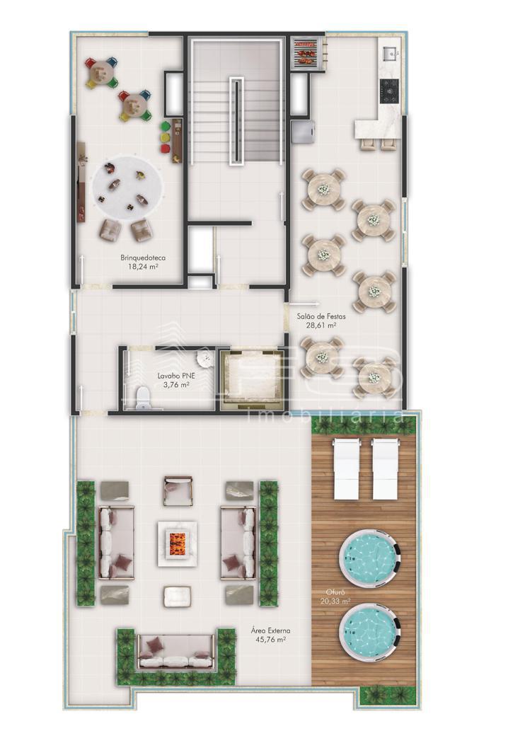 Apartamento com 2 Dormitórios à venda, 66 m² por R$ 844.355,00