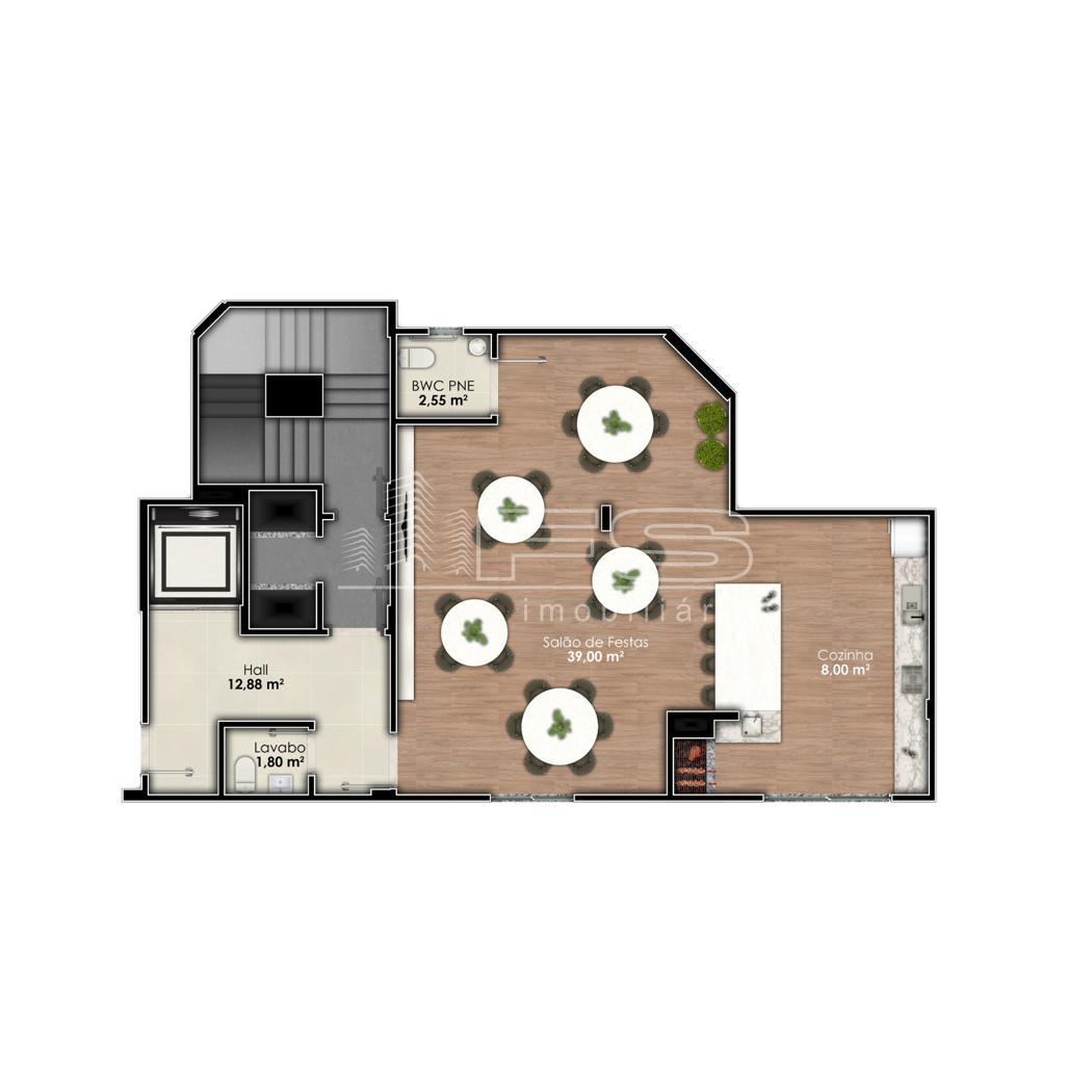 Apartamento com 2 Dormitórios à venda, 65 m² por R$ 533.000,00