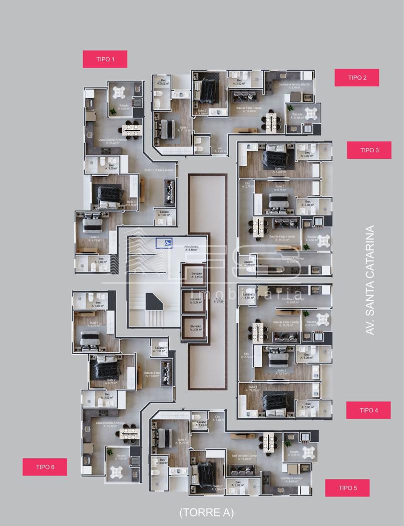 Apartamento com 2 Dormitórios à venda, 69 m² por R$ 522.318,00
