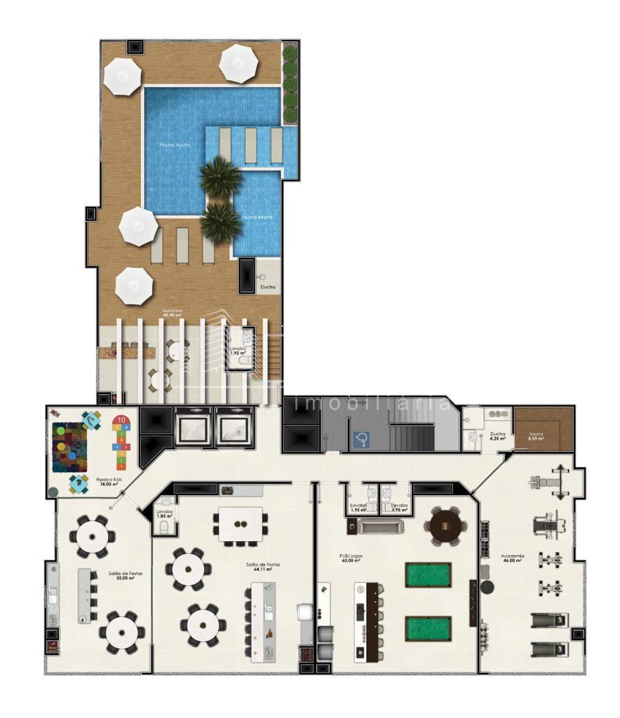 Apartamento com 2 Dormitórios à venda, 55 m² por R$ 586.727,00