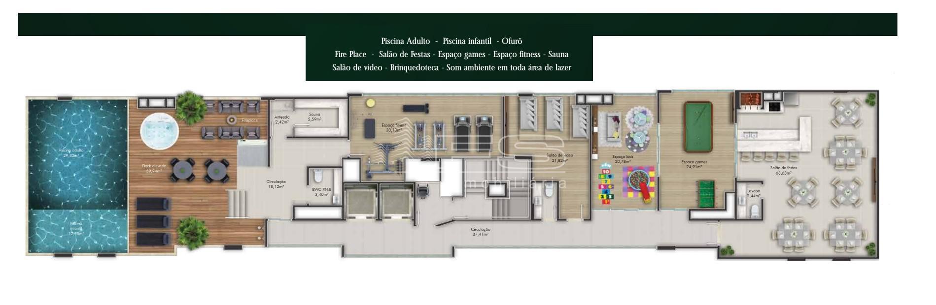 Apartamento com 2 Dormitórios à venda, 60 m² por R$ 614.232,00