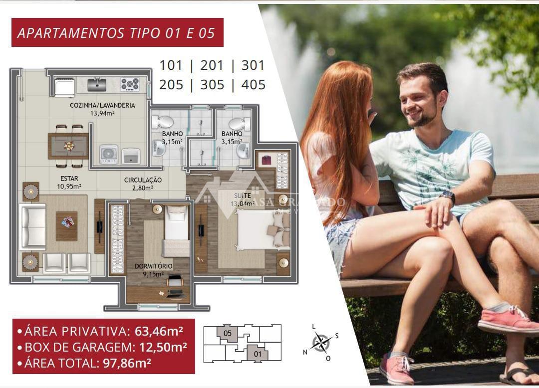 Apartamento à venda com 2 quartos, 63m² - Foto 15