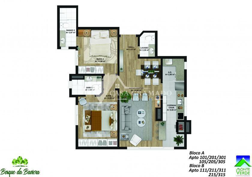 Apartamento à venda com 1 quarto, 76m² - Foto 23