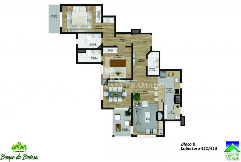 Apartamento à venda com 2 quartos, 120m² - Foto 23