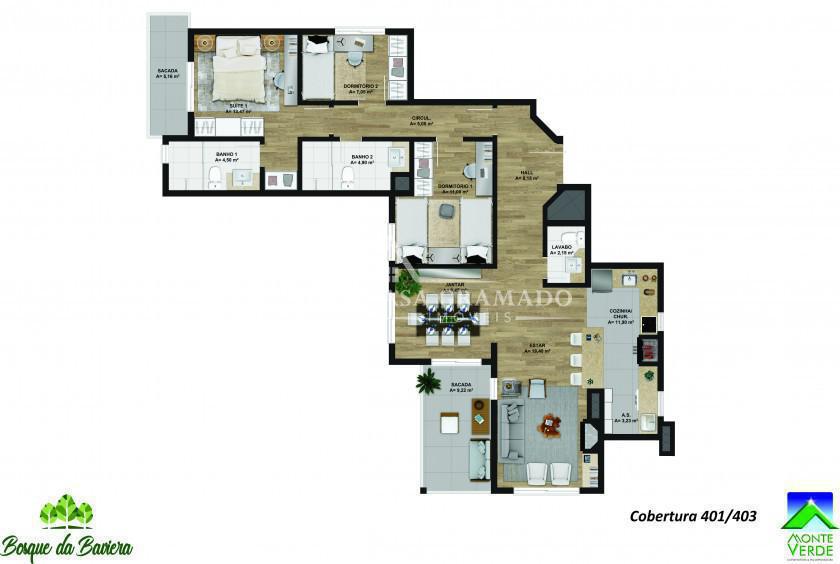 Apartamento à venda com 2 quartos, 120m² - Foto 24