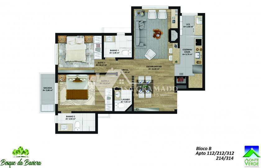 Apartamento à venda com 2 quartos, 120m² - Foto 27