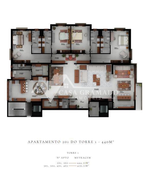 Apartamento à venda com 2 quartos, 444m² - Foto 12