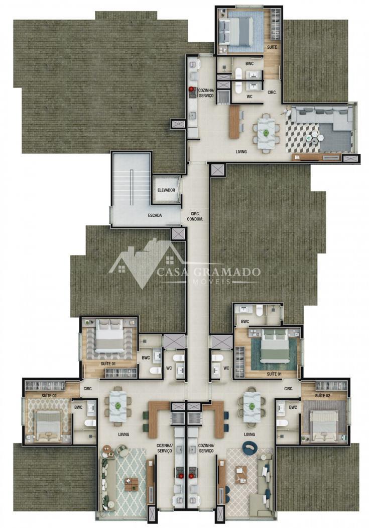 Apartamento à venda com 2 quartos, 80m² - Foto 8