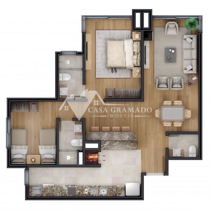 Apartamento à venda com 2 quartos, 84m² - Foto 8