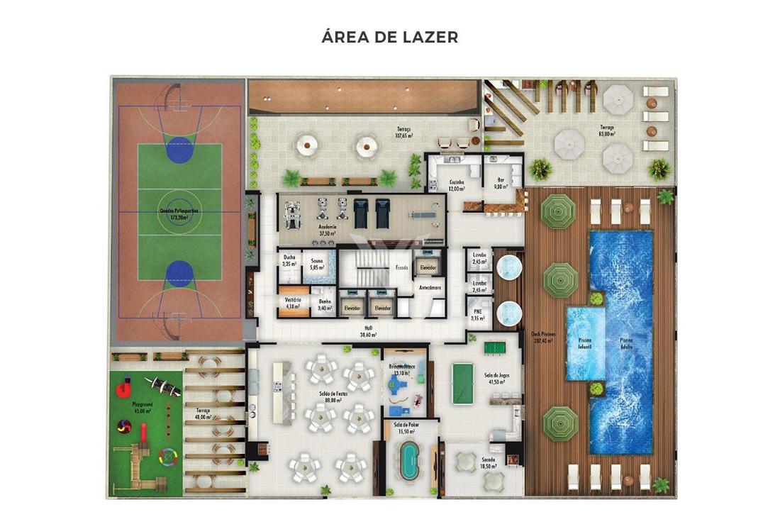 Apartamento de 3 quartos, no bairro Meia Praia, em Itapema | Eu Corretor