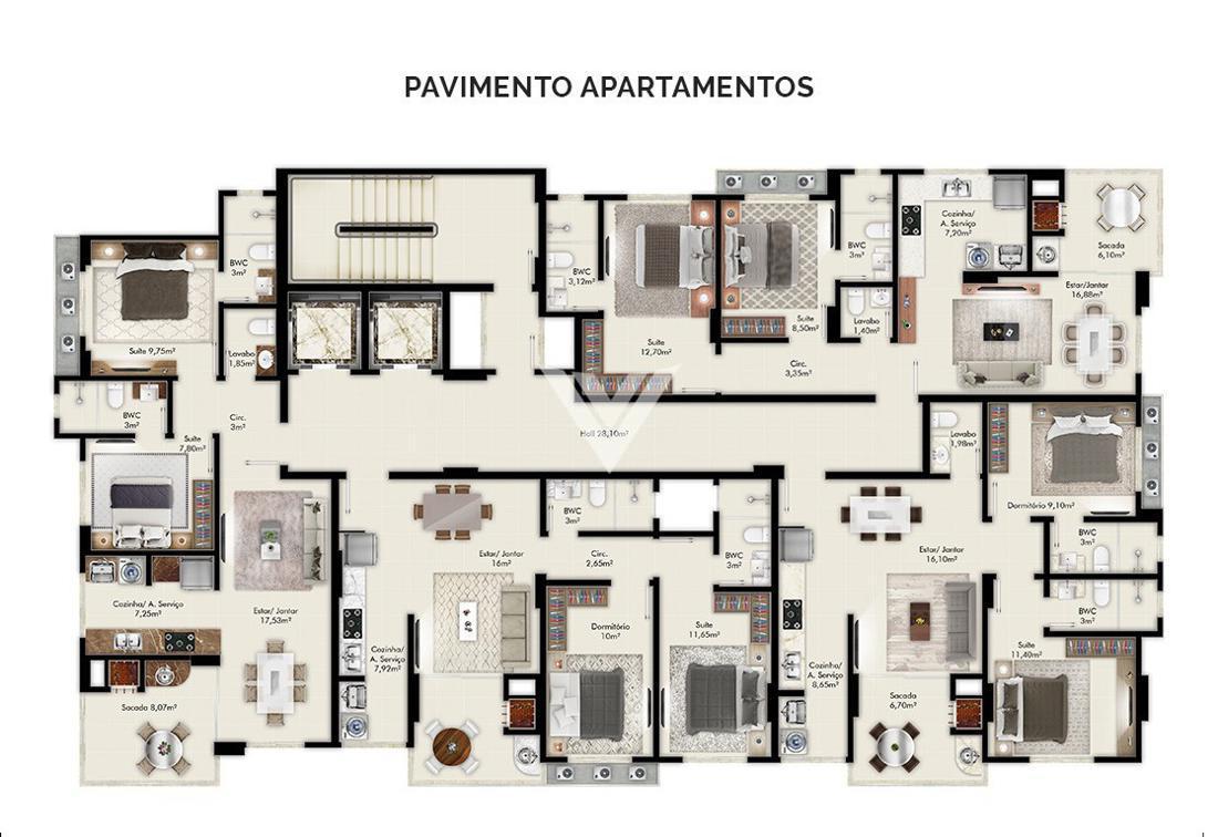 Apartamento de 2 quartos, 70m² no bairro Morretes, em Itapema | Eu Corretor