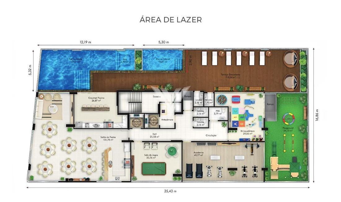 Apartamento de 4 quartos, no bairro Meia Praia, em Itapema | Eu Corretor