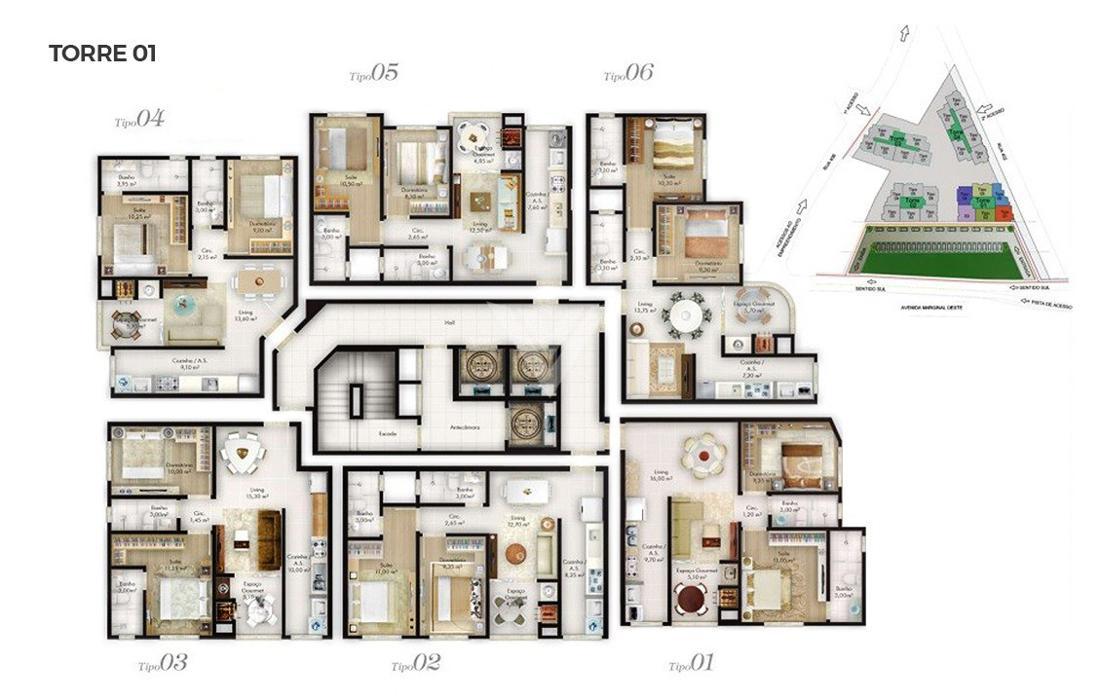 Apartamento de 2 quartos, 60m² no bairro Morretes, em Itapema | Eu Corretor