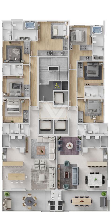 Apartamento de 3 quartos, no bairro Meia Praia, em Itapema | Eu Corretor