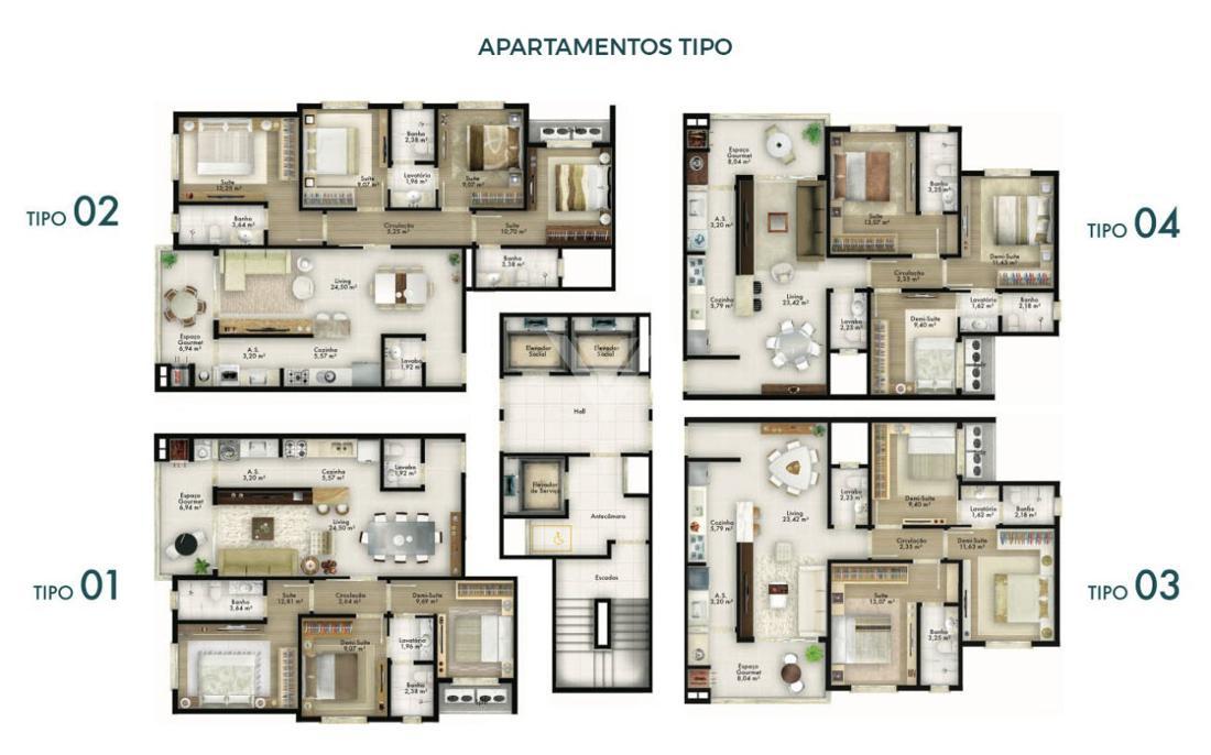 APARTAMENTOS - PLANTA