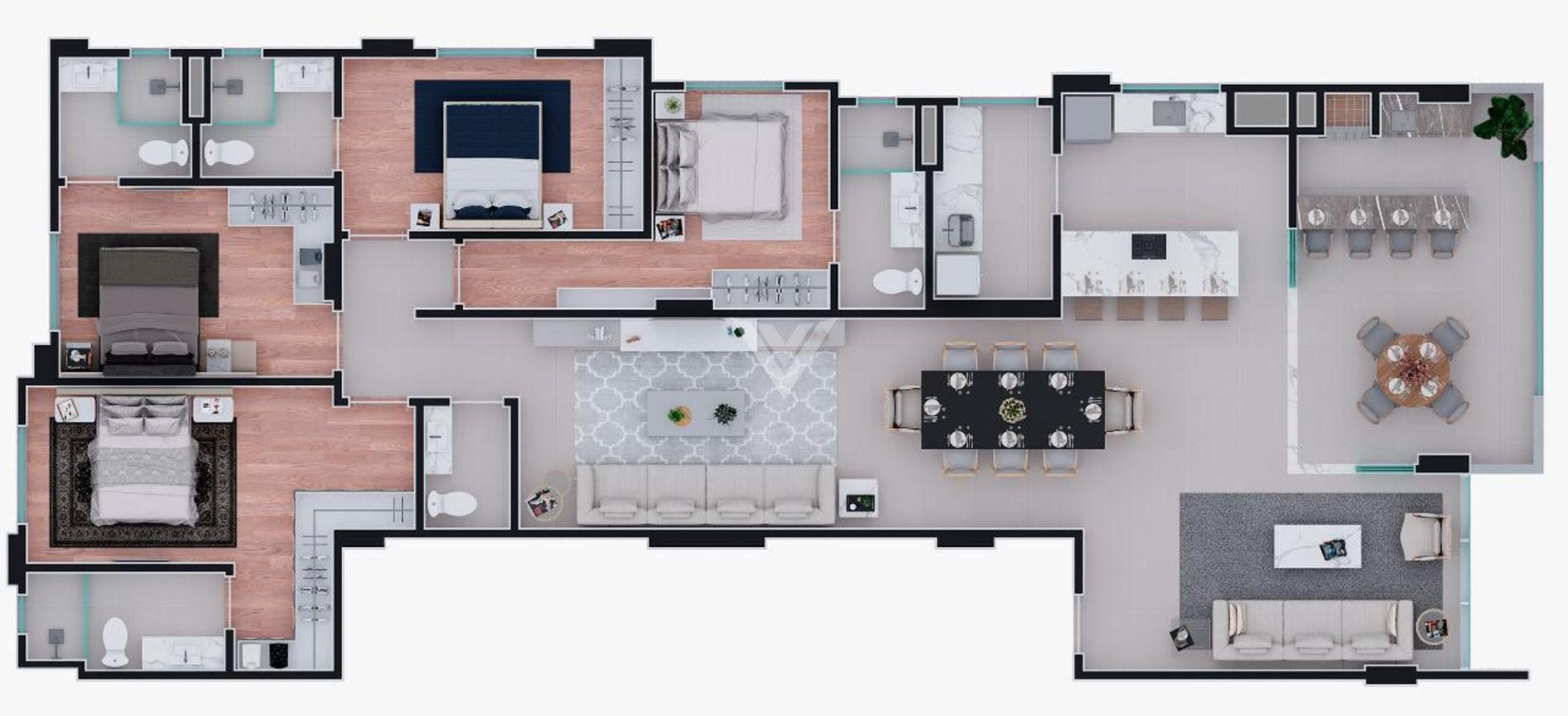 Apartamento de no bairro Meia Praia, em Itapema | Eu Corretor