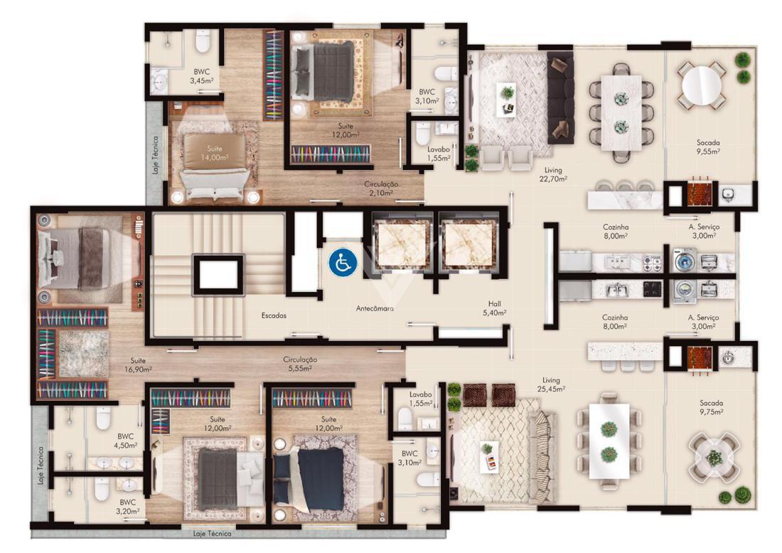 Apartamento de 2 quartos, no bairro Centro, em Itapema | Eu Corretor