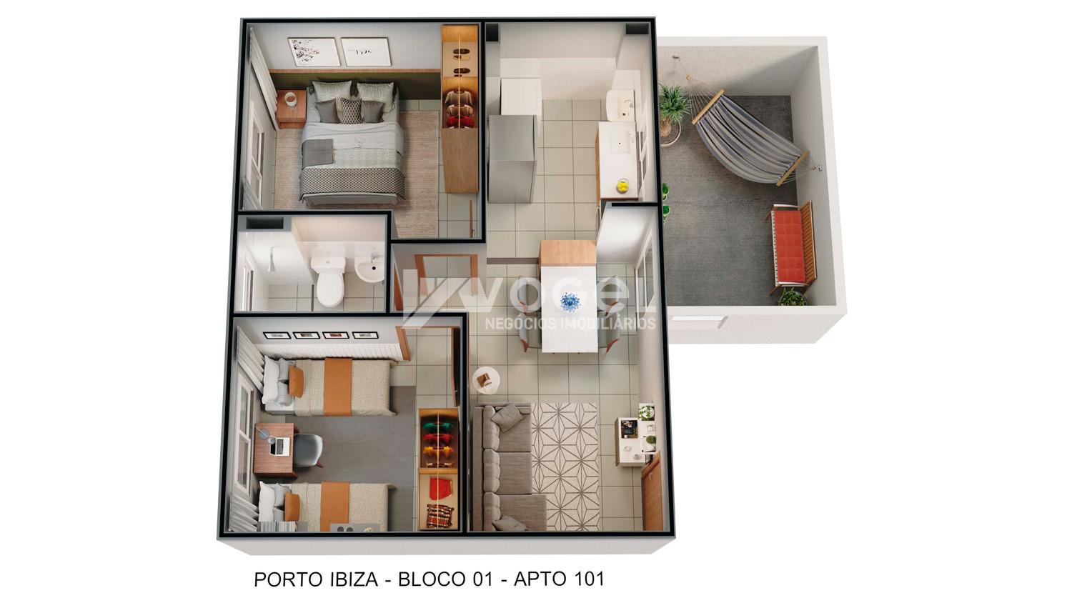 Apartamento à venda com 2 quartos, 44m² - Foto 10