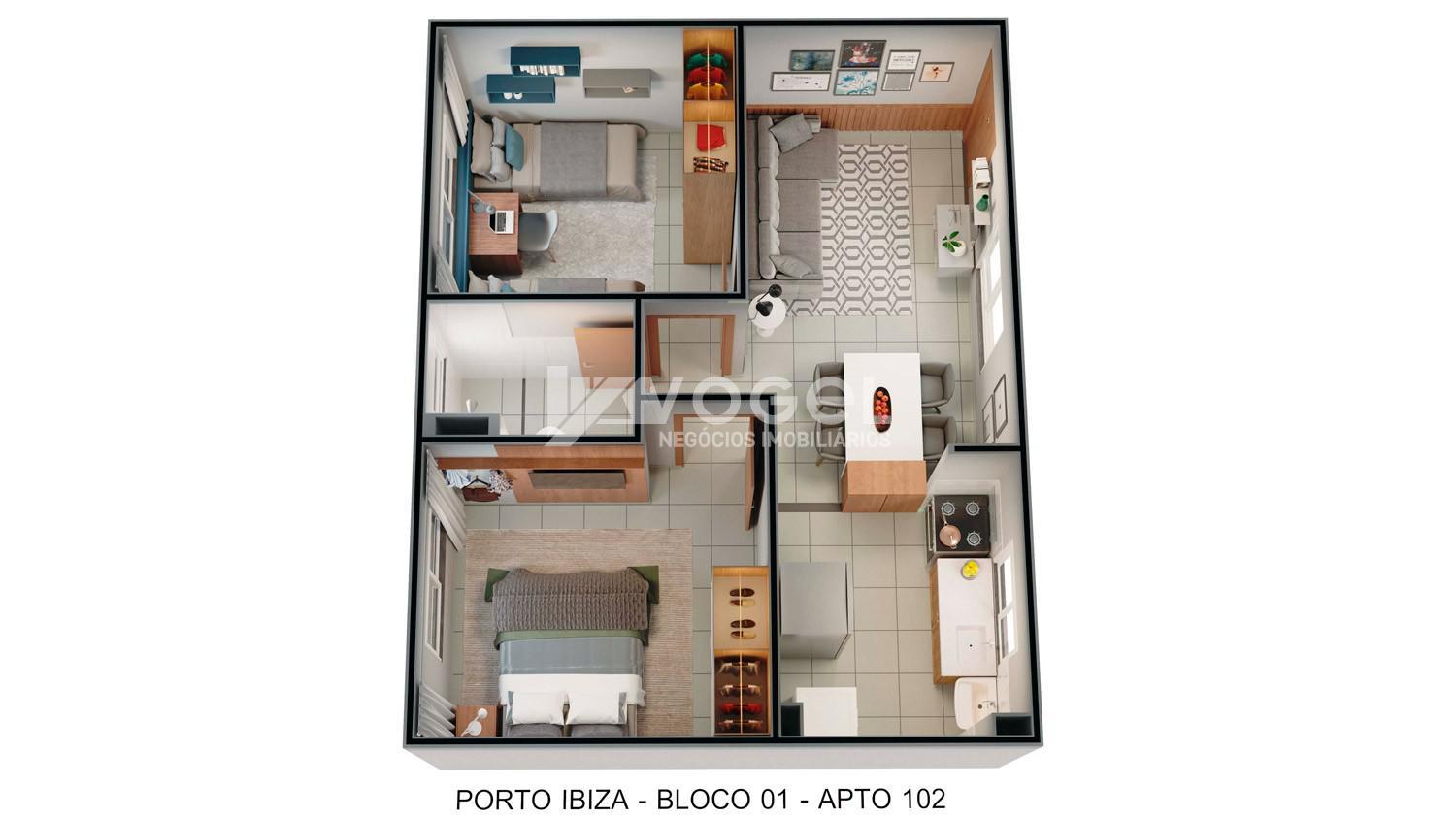 Apartamento à venda com 2 quartos, 44m² - Foto 11