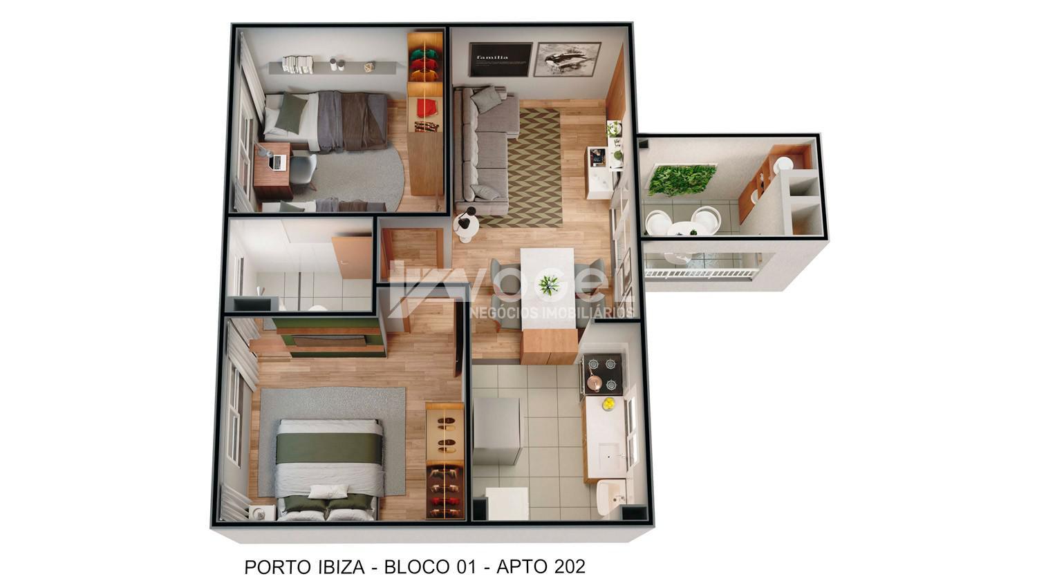 Apartamento à venda com 2 quartos, 44m² - Foto 12