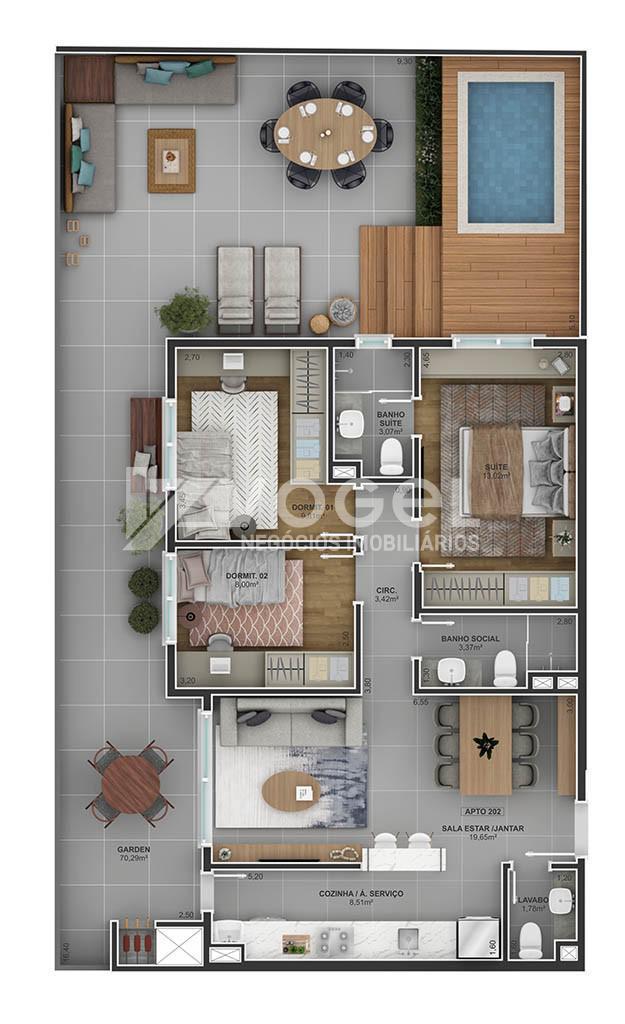 Apartamento à venda com 3 quartos, 111m² - Foto 26