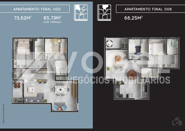 Apartamento à venda com 2 quartos - Foto 4