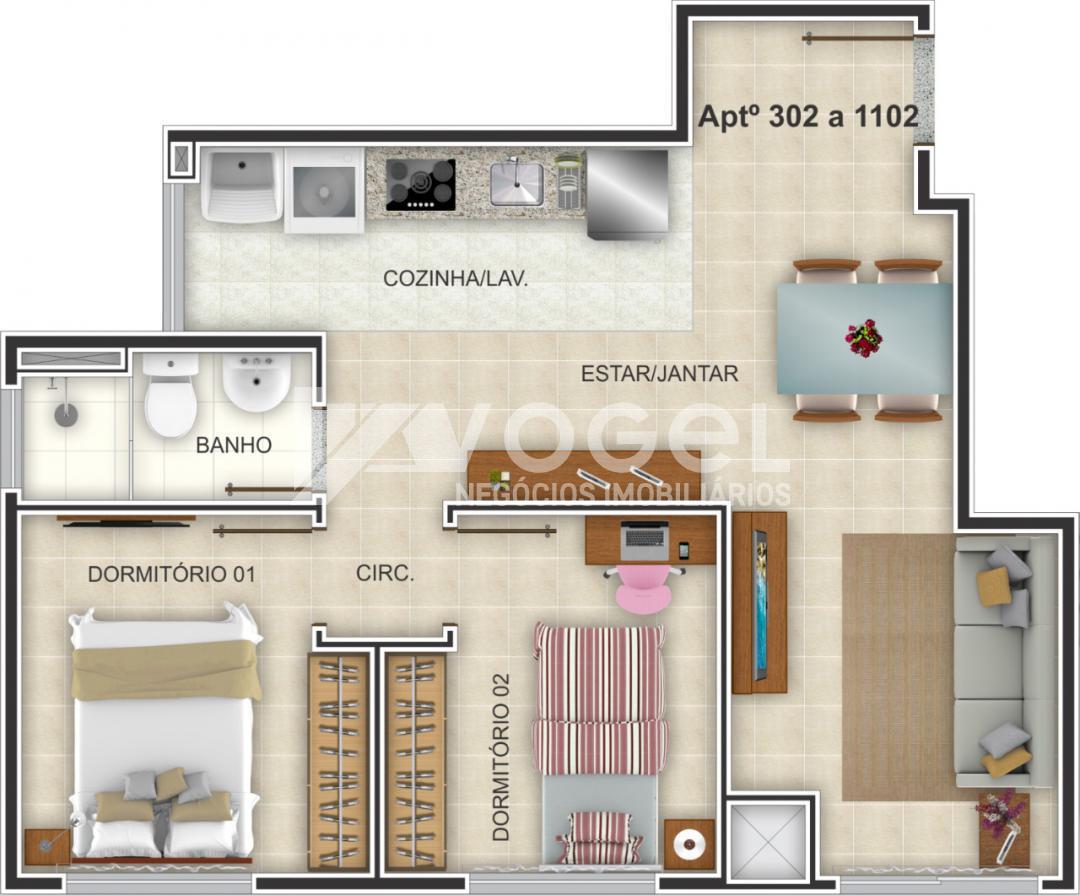 Apartamento à venda com 2 quartos, 85m² - Foto 11