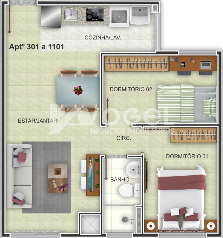 Apartamento à venda com 2 quartos, 85m² - Foto 12