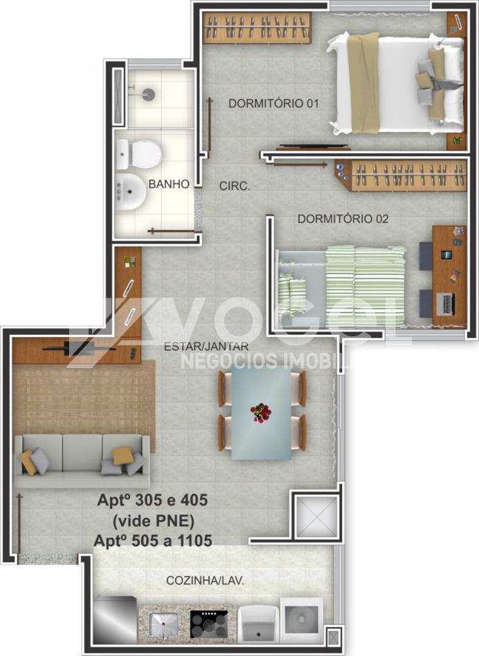 Apartamento à venda com 2 quartos, 85m² - Foto 14