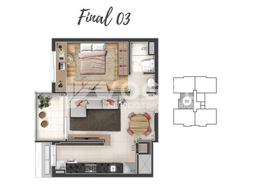 Apartamento à venda com 2 quartos, 52m² - Foto 19