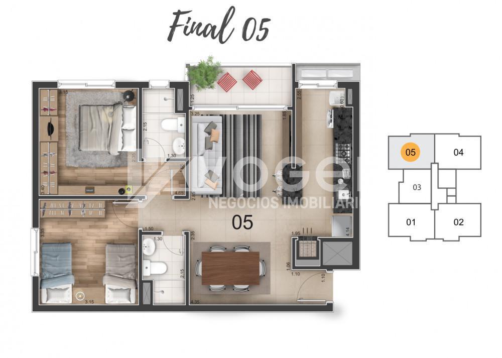 Apartamento à venda com 2 quartos, 52m² - Foto 24