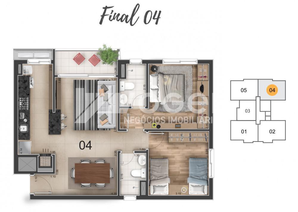 Apartamento à venda com 2 quartos, 52m² - Foto 25