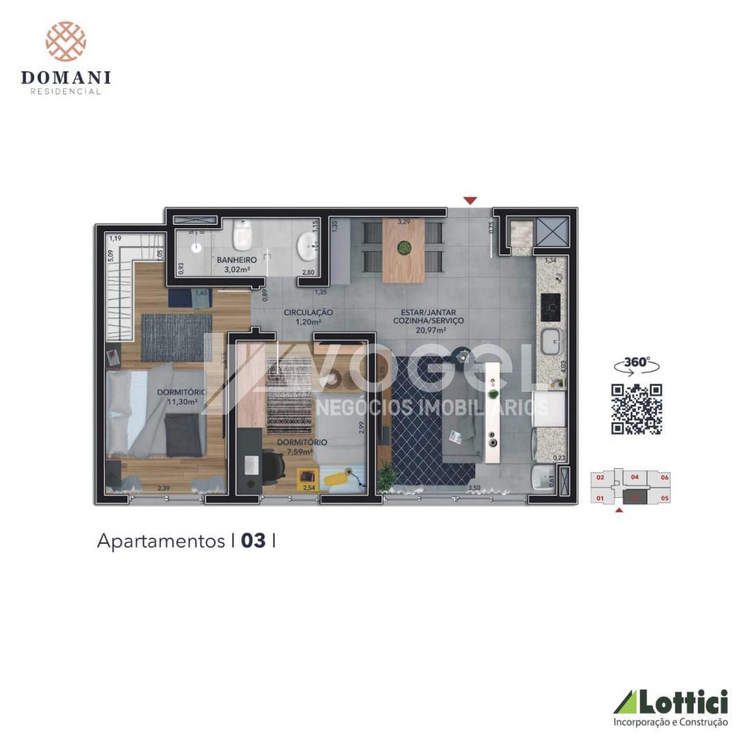 Apartamento à venda com 2 quartos, 52m² - Foto 24