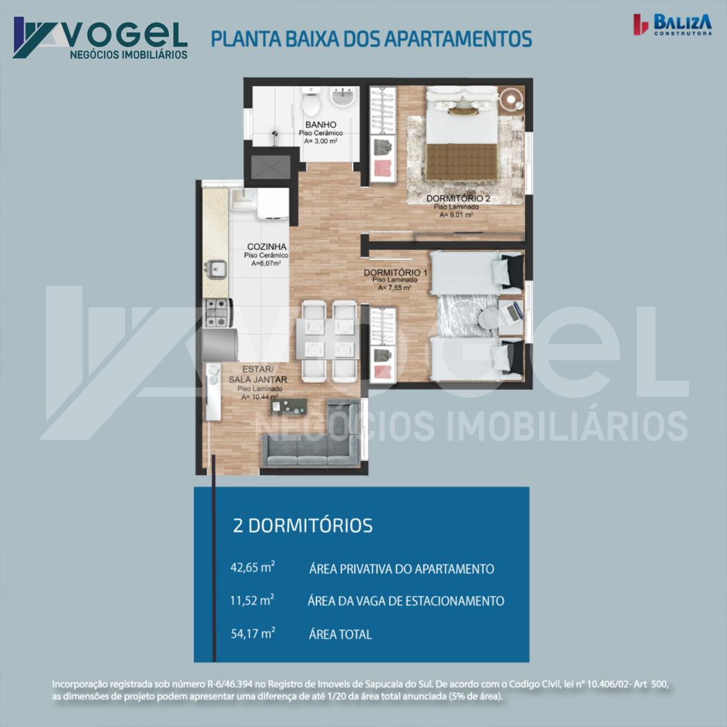 Apartamento à venda com 2 quartos - Foto 6