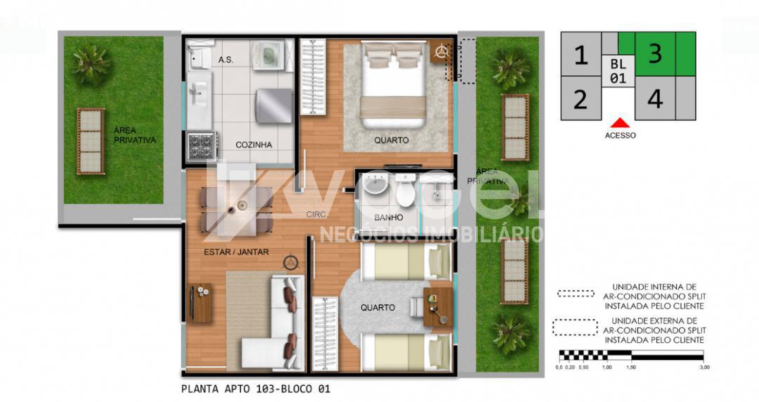 Apartamento à venda com 1 quarto, 48m² - Foto 11