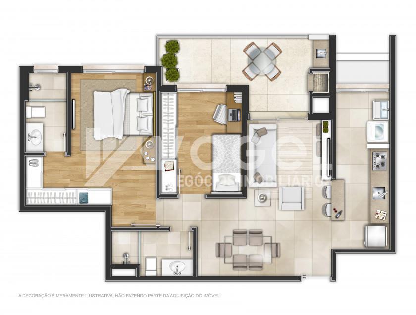 Apartamento à venda com 1 quarto, 117m² - Foto 5