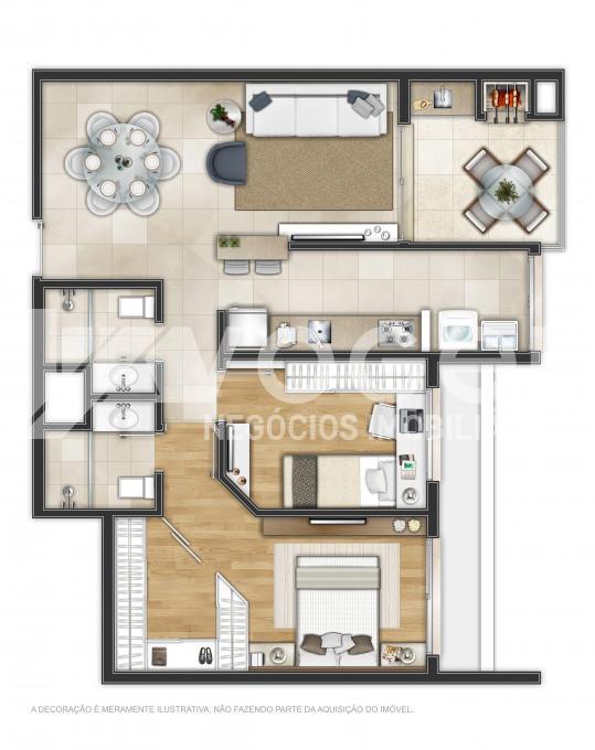 Apartamento à venda com 1 quarto, 117m² - Foto 7