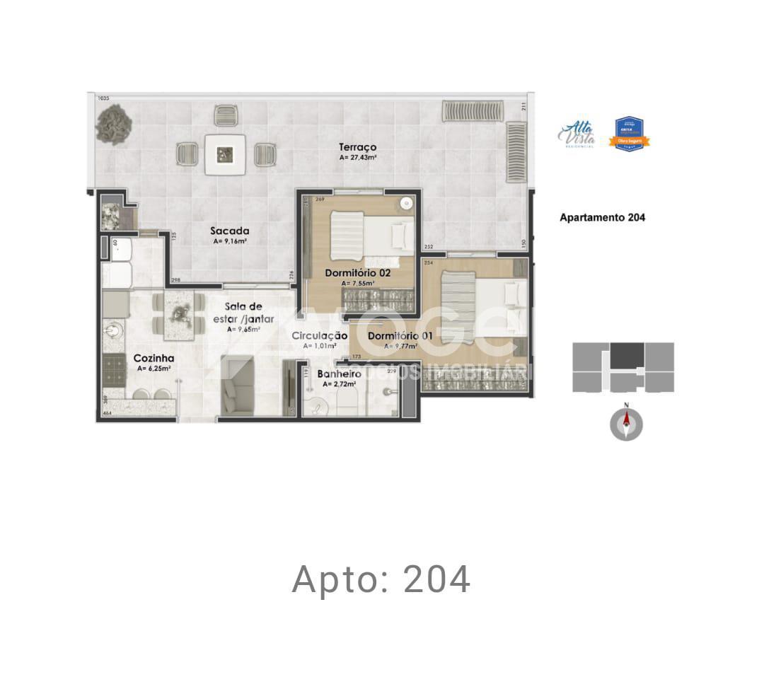 Apartamento à venda com 2 quartos, 72m² - Foto 12