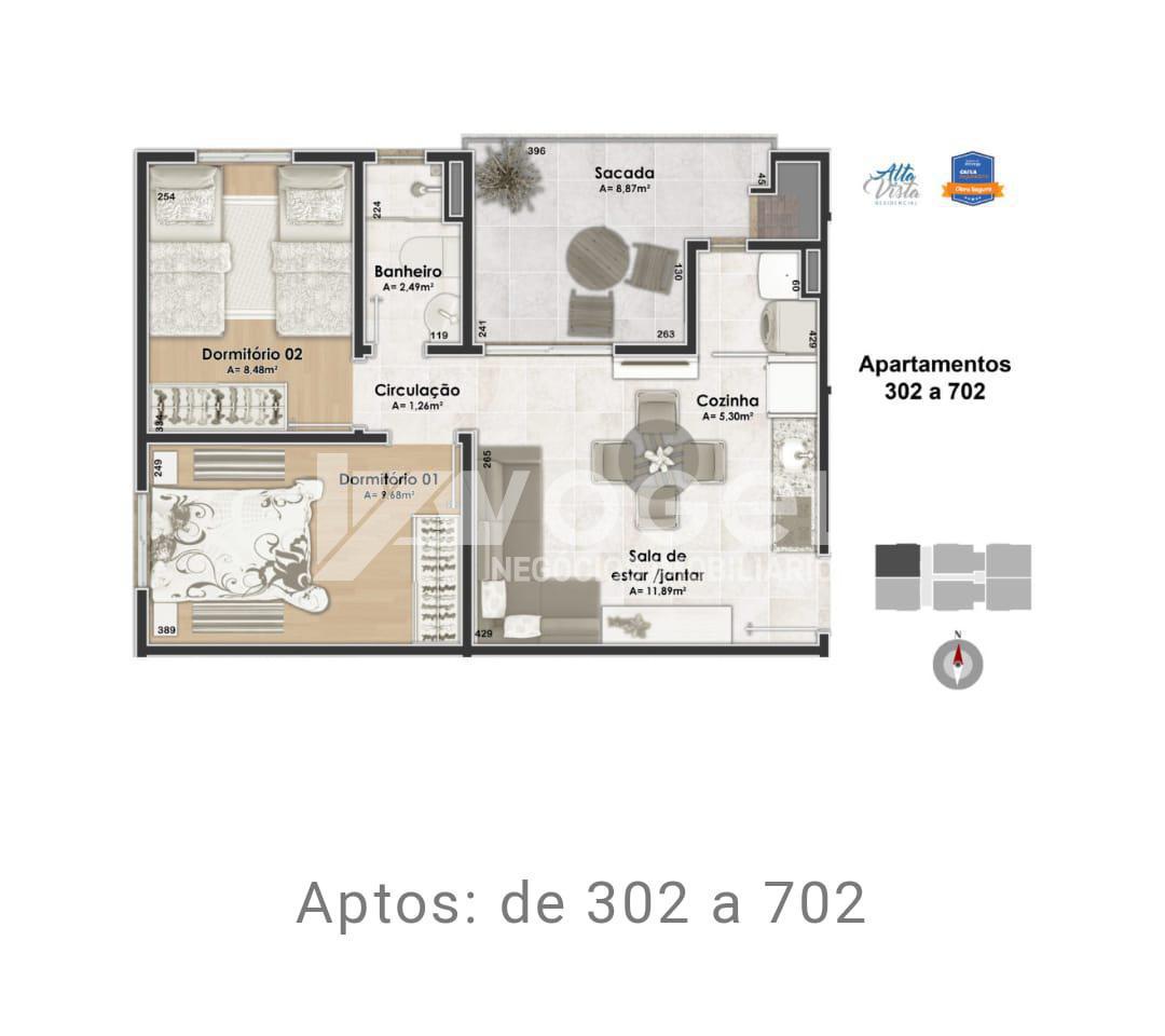 Apartamento à venda com 2 quartos, 72m² - Foto 15