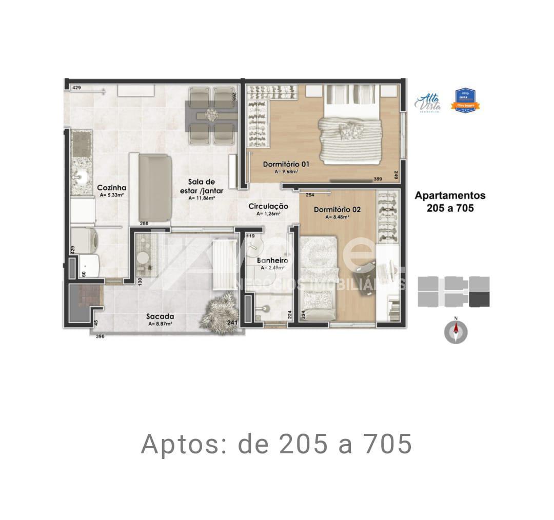 Apartamento à venda com 2 quartos, 72m² - Foto 16